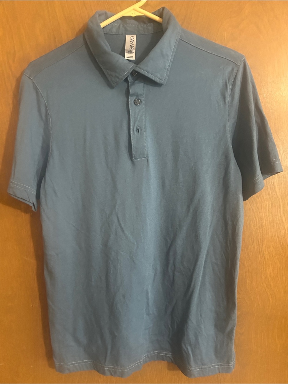 Bella Canvas Men's Short Sleeve Polo in Slate Blue